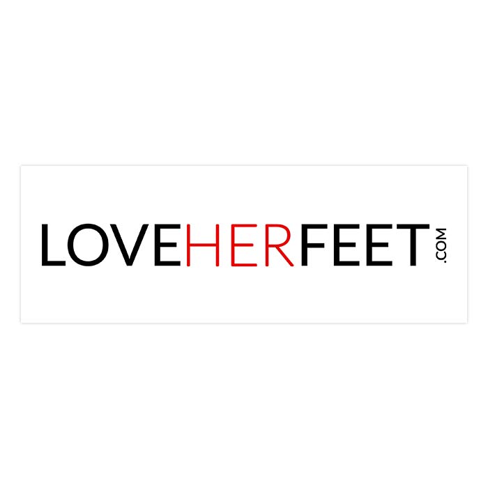 Love Her Feet Bumper Sticker – Love Her Merch